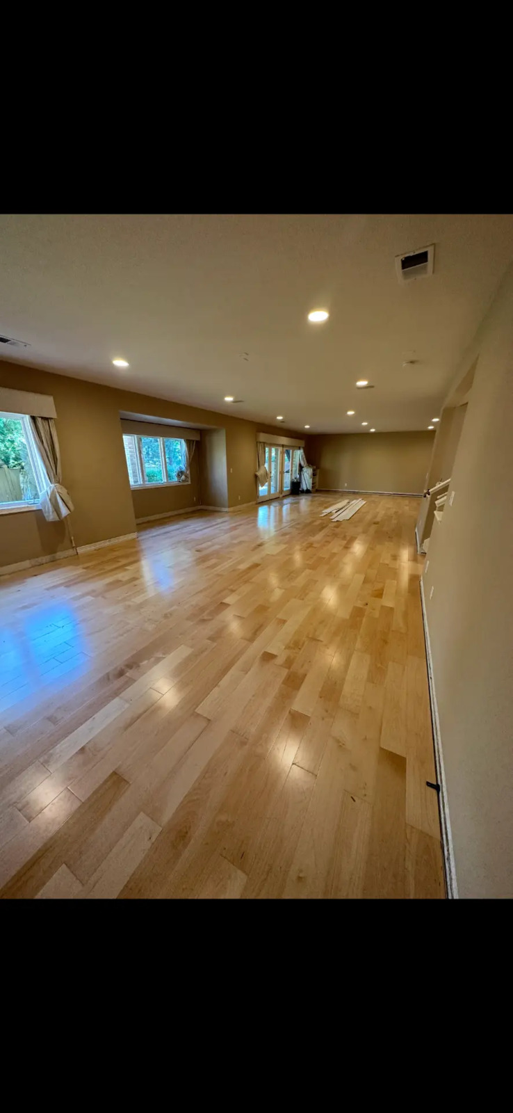 Natural hardwood refinish